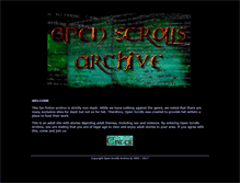 Tablet Screenshot of openscrolls.net
